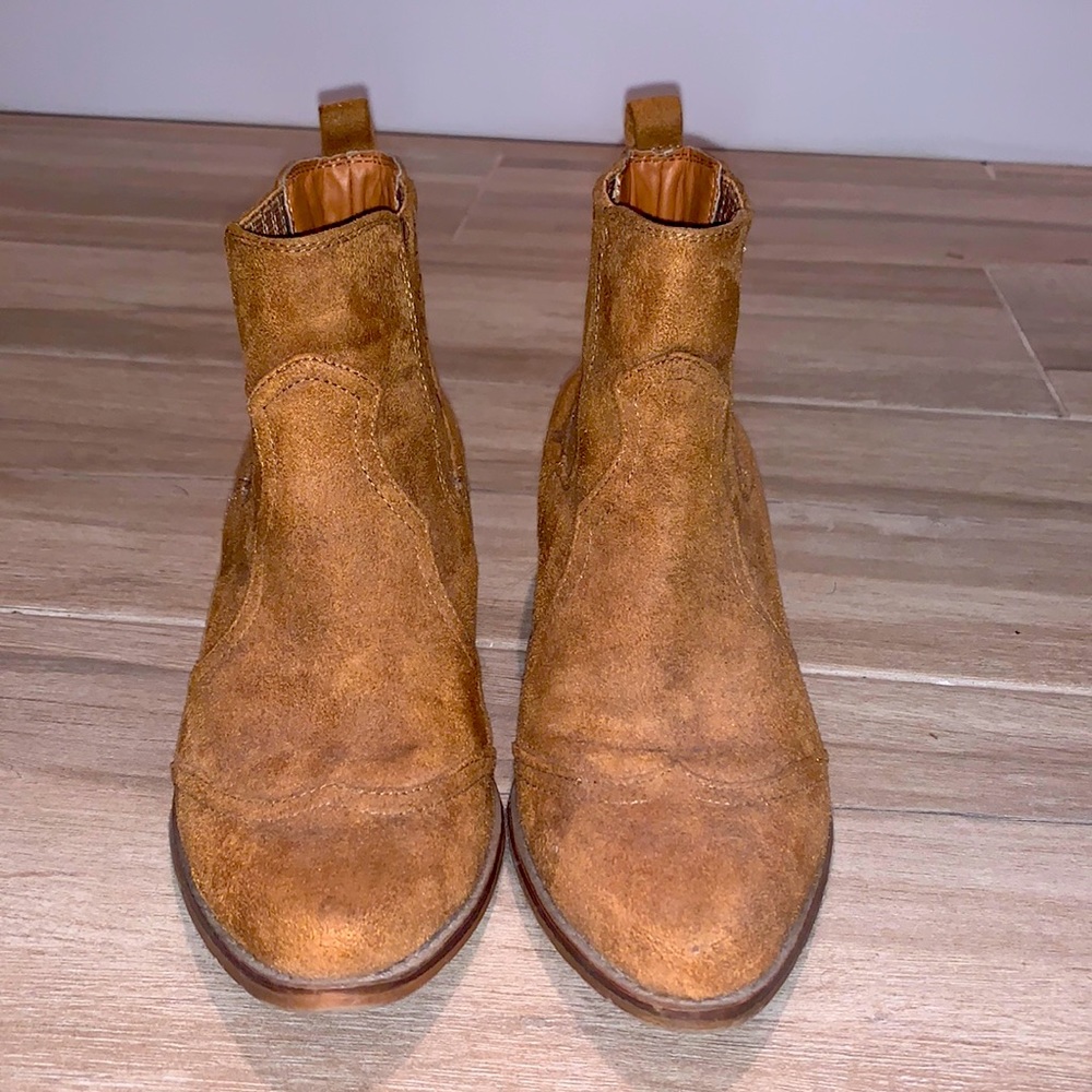 Cowboy ankle booties